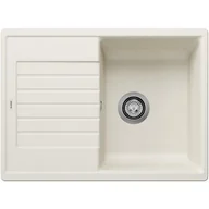 Zlewozmywaki - Zlewozmywak granitowy BLANCO Zia 45 S Compact Silgranit Delikatny biały 527197 - miniaturka - grafika 1