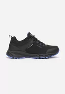 Buty trekkingowe męskie - Czarno-Niebieskie Buty Sportowe Jhaerithe - miniaturka - grafika 1