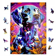 Puzzle - Puzzle Pies Labrador Mruu&Pruu 20 x 28 cm 160 elementów Układanka drewniana - miniaturka - grafika 1
