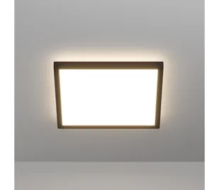 Eglo 901442- LED Plafon zewnętrzny ROVITO 13,4W/230V 29x29 cm IP44 czarny - Lampy sufitowe - miniaturka - grafika 1