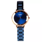Zegarki damskie - Granatowy damski zegarek z bransoletą PACIFIC X6044-1 - miniaturka - grafika 1
