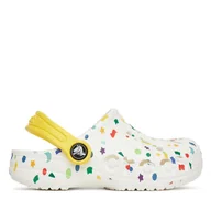 Buty dla dziewczynek - Klapki Crocs BAYA SEASONAL PRINTED CG K 209728-94S Biały - miniaturka - grafika 1