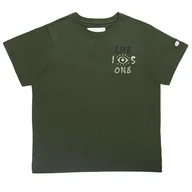 Koszulki sportowe damskie - Koszulka Champion Crewneck 117497-GS508 - zielona - miniaturka - grafika 1