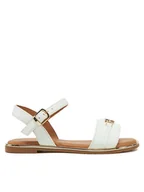 Buty dla dziewczynek - Tommy Hilfiger Sandały Sandal T3A2-33778-0326 M Biały - miniaturka - grafika 1