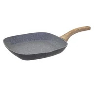 Patelnie - Secret de Gourmet Patelnia grillowa aluminium 28x28 cm B07Y5GFMQN - miniaturka - grafika 1