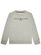 Bluzy dla chłopców - Tommy Hilfiger Bluza Essential KS0KS00212 Szary Regular Fit - miniaturka - grafika 1