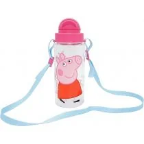 KIDS EUROSWAN Bidon Świnka Peppa 500 ml - Bidony dla dzieci - miniaturka - grafika 1