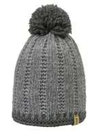 Czapki damskie - Dziecięca czapka zimowa z pomponem jasnoszara Doll - miniaturka - grafika 1
