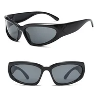 Okulary przeciwsłoneczne - Okulary przeciwsłoneczne dla dzieci STKD-06 czarne - miniaturka - grafika 1