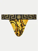 Majtki damskie - Versace Slipy Jock Strap 1001382 1A11188 Czarny - miniaturka - grafika 1
