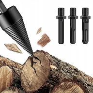 Wiertła - ŚWIDER WIERTŁO DO ROZŁUPYWANIA DREWNA STOŻKOWE 50 3 ADAPTERY - miniaturka - grafika 1