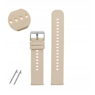 TEMU Pasek do Smartawatcha Zegarka Uniwersalny Beżowy 20mm Bransoletka do Smartwatch Zegarek Akcesoria - Akcesoria do smartwatchy - miniaturka - grafika 1