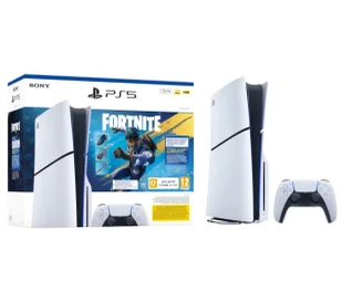 Sony PlayStation 5 Slim E Chassis PS5 1TB z napędem + Fortnite Pakiet Rozkwitający Chaos - Konsole Playstation - miniaturka - grafika 1