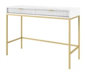 Meble do sypialni - Toaletka Nova T104 Złoty / Biała - miniaturka - grafika 1