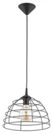 Lampy sufitowe - Keter Lighting Don Black lampa wisząca 1-punktowa 147 147K - miniaturka - grafika 1