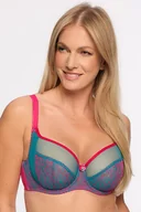 Biustonosze - Biustonosz miękki Gaia 1294 Cintia turkus-fuksja - miniaturka - grafika 1