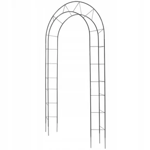 Pergola Ogrodowa Metalowa Łuk Na Kwiaty Róże 273cm - Kratki i pergole - miniaturka - grafika 1