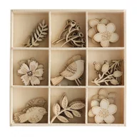 Ozdoby bożonarodzeniowe - ARGO Ozdoba dekoracyjna drewniana Ogród OP45SZT WB  253050 ARG Eurotrade-5903069007179 - miniaturka - grafika 1