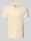 Koszulki męskie - Koszulka polo o kroju regular fit z fakturowanym wzorem model ‘Heskild’ - miniaturka - grafika 1