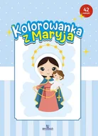Kolorowanki, wyklejanki - Kolorowanka z Maryją - miniaturka - grafika 1