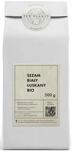 SEZAM BIAŁY ŁUSKANY BIO 500 g - THE PLANET - Zdrowa żywność - miniaturka - grafika 1
