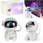 Projektory dla dzieci - LAMPKA LED PROJEKTOR RZUTNIK GWIAZD NIEBA ASTRONAUTA DLA DZIECI PILOT A2778 - miniaturka - grafika 1