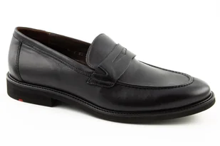 Buty męskie Lloyd Reed mokasyny eleganckie skórzane czarne -43 - Mokasyny męskie - miniaturka - grafika 1
