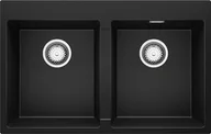 Zlewozmywaki - BRANDE ZONE DUAL 780-80 BLACK (czarny mat) - miniaturka - grafika 1