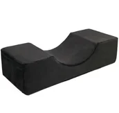 Pozostałe akcesoria do makijażu - Aptel, Poduszka Kosmetyczna Do Zabiegów Kosmetycznych 50x20x12cm Czarna Ag968 - miniaturka - grafika 1