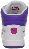 Koszulki i topy damskie - Puma Unisex Full Court Hi V Kids High-top dla dzieci, biały - Biały White Cabaret Liberty Blu 09-19 EU - miniaturka - grafika 1