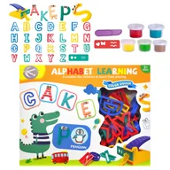 Masy plastyczne - Masa plastyczna - ciastolina  literki - miniaturka - grafika 1