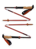 Kije trekkingowe - Kije trekkingowe Black Diamond Pursuit FLZ Trekking Poles S/M - black/octane - miniaturka - grafika 1