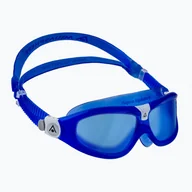 Pływanie - Okulary do pływania Aqua Sphere Seal Kid 2 niebieskie MS5064009LB - miniaturka - grafika 1