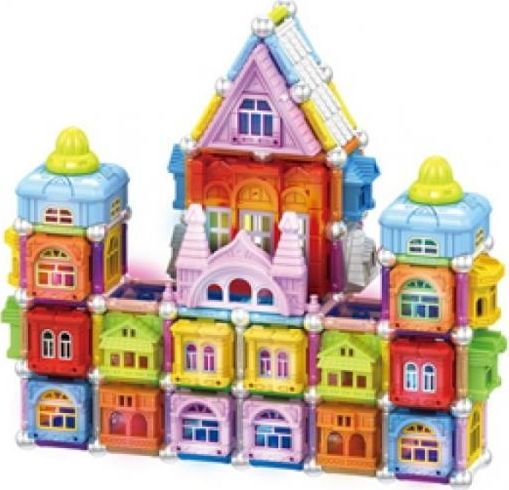 Norimpex Klocki magnetyczne świecące w ciemności 78el 1001725