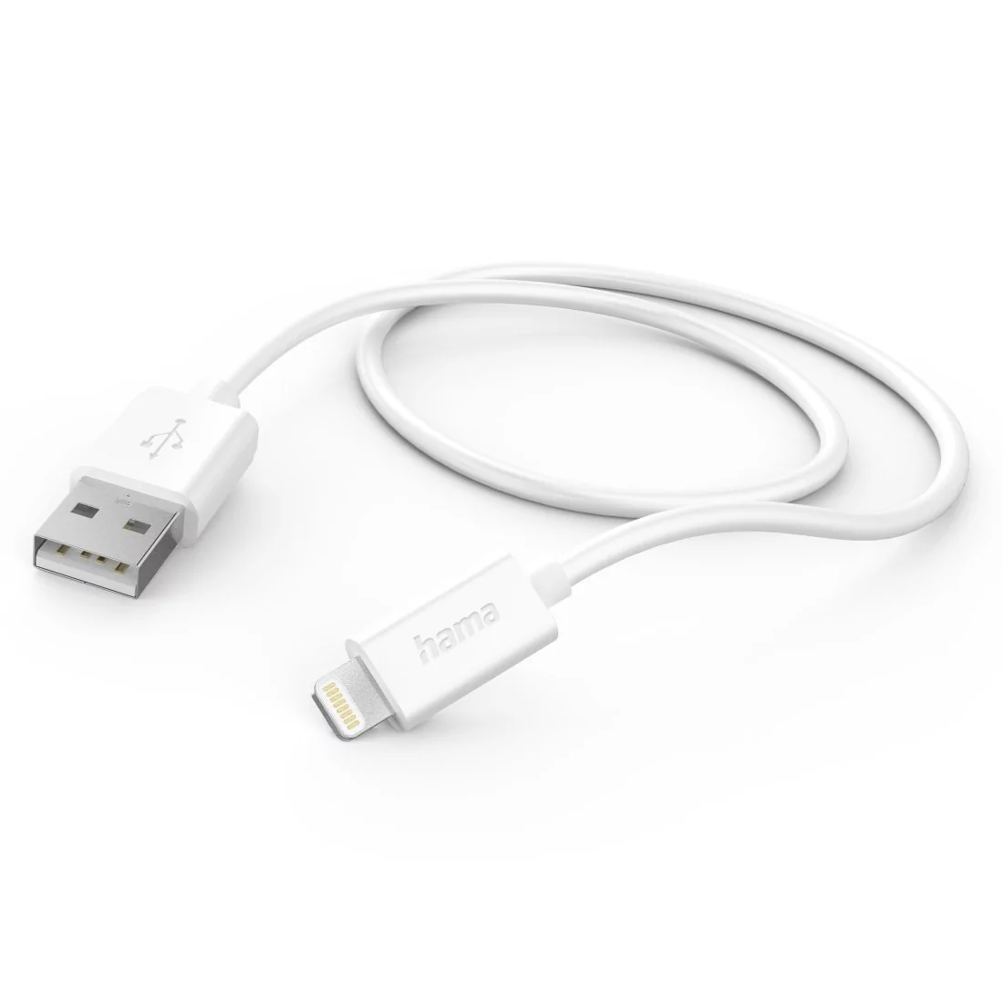 Kabel HAMA Ładujący/data USB-A - Lightning 1m Biały