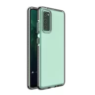 Etui i futerały do telefonów - Spring Case pokrowiec żelowe etui z kolorową ramką do Samsung Galaxy A72 4G czarny - miniaturka - grafika 1
