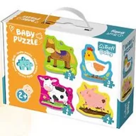 Układanki dla dzieci - Trefl Puzzle Baby Classic Zwierzątka Na Wsi 36070 - miniaturka - grafika 1