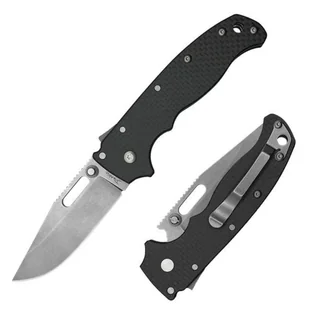 Nóż składany Demko AD20.5 Clip Point Carbon Fiber, Stonewashed D2 by Andrew Demko (205-D2-CFCP) - Noże - miniaturka - grafika 1