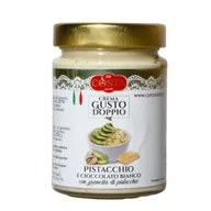 Słodkie kremy i masła - COSTA DOLCI Krem Pistacjowy z Białą Czekoladą 330g Duo Włochy - miniaturka - grafika 1