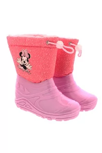 Buty dla dziewczynek - Różowe buty zimowe dla dziewczynki Minnie - grafika 1