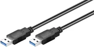 Kable USB - Kabel USB MicroConnect USB3.0 A-A 5m M-M Black USB3.0AA5B - miniaturka - grafika 1