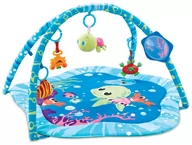 Maty edukacyjne - Hanks Kids Hanks Kids MATA EDUKACYJNA PLUSZOWA ZABAWKI LUSTERKO OCEAN HK-M4 - miniaturka - grafika 1