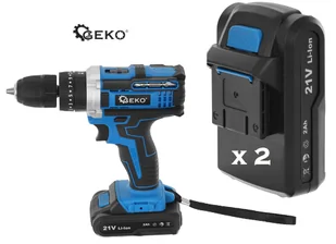 Geko G80656 21V 2xAku - Wiertarko-wkrętarki akumulatorowe - miniaturka - grafika 2