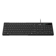 Klawiatury - Genius Slimstar 230 II COPILOT, klawiatura CZ/SK, multimedialny, slim rodzaj przewodowa (USB), czarna  31310048407 - miniaturka - grafika 1