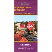 Atlasy i mapy - KARTPOL Województwo lubelskie mapa turystyczna 1:300 000 - Kartpol - miniaturka - grafika 1