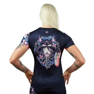 Kimona, stroje i obuwie - Rashguard damski Ground Game Asami z krótkim rękawem - miniaturka - grafika 1