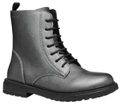 Botki damskie - Geox J Eclair Girl D, Botki dla dziewczynek, Gun, 33 EU - miniaturka - grafika 1