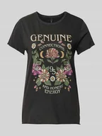 Koszulki i topy damskie - T-shirt z nadrukiem z motywem i napisem model ‘LUCY’ - miniaturka - grafika 1
