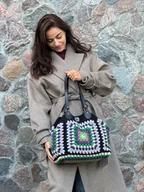 Torebki damskie - Torba na ramię-shopperka - miniaturka - grafika 1