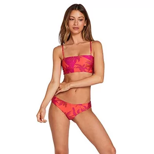 Bluzki damskie - Volcom Damska bluzka bikini Palm Fun Day Crop. fioletowy Fuchsia l O1022003 - grafika 1